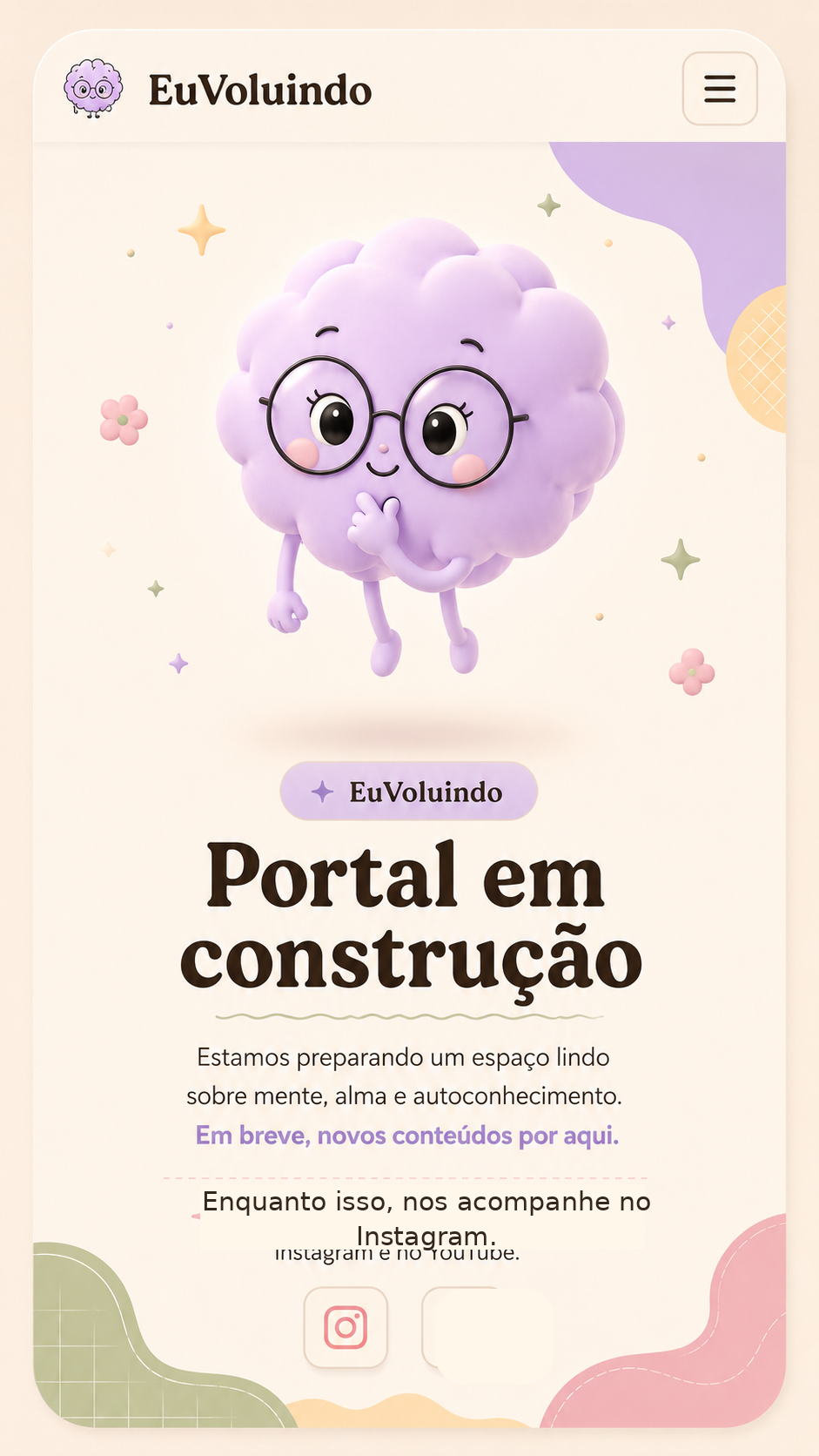 EuVoluindo — Portal em construção